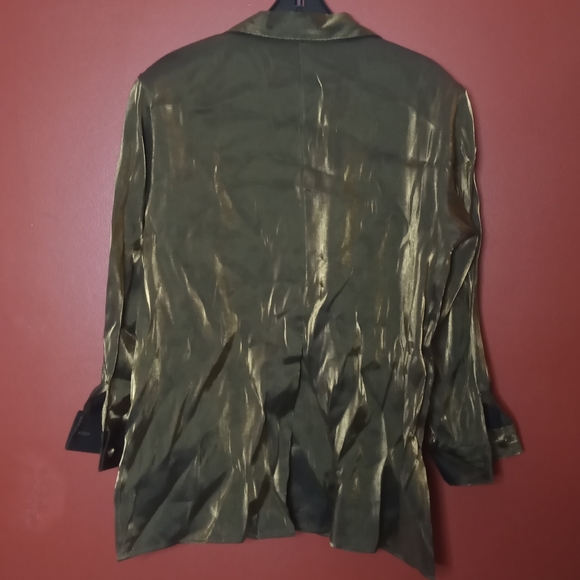 Shiny Gold Principles Top Sz 14 - Picture 6 of 7